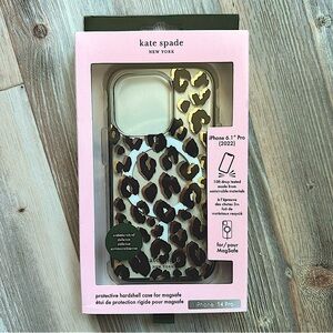 Kate Spade iPhone 14 Pro MagSafe Case - City Leopard
